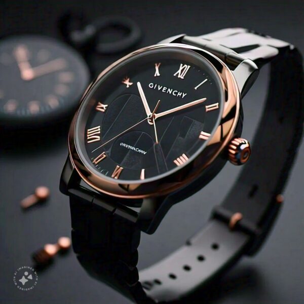 Givenchy Black & Copper Watch