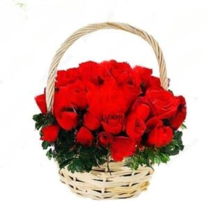 5 Dozen Roses Basket