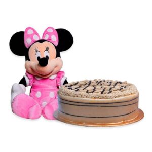 Minnie Mouse With Cake