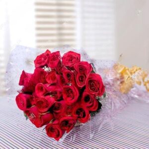 4 Dozen Red Roses Boquet