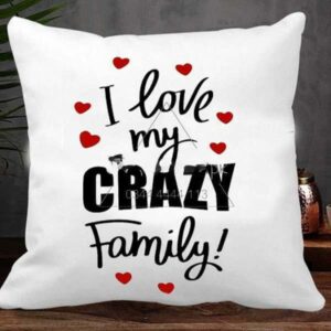 Love Crazy Family Cushion