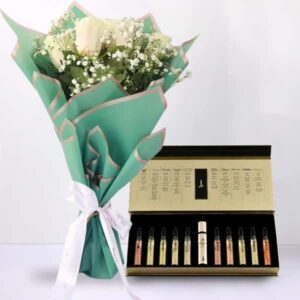 Perfume Set with Beautiful Bouquet