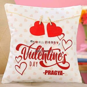 Valentine’s cushion 1