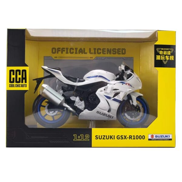 1:12 Diecast Motorcycle Model Suzuki GSX-R1000